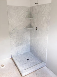 Marble Walk-In Shower
