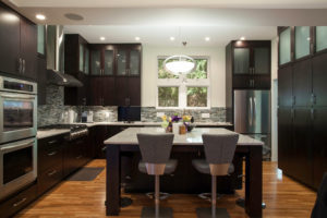 Modern Kitchen with Espresso Cabinets from Shiloh